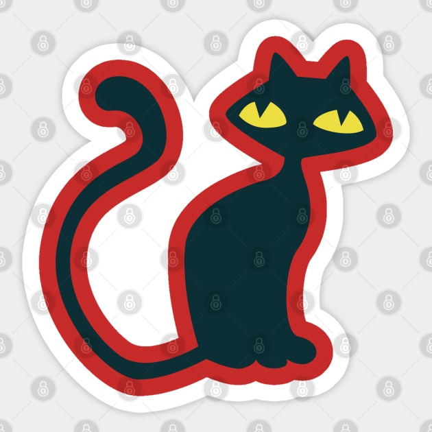 Halloween cat Sticker by holidaystore